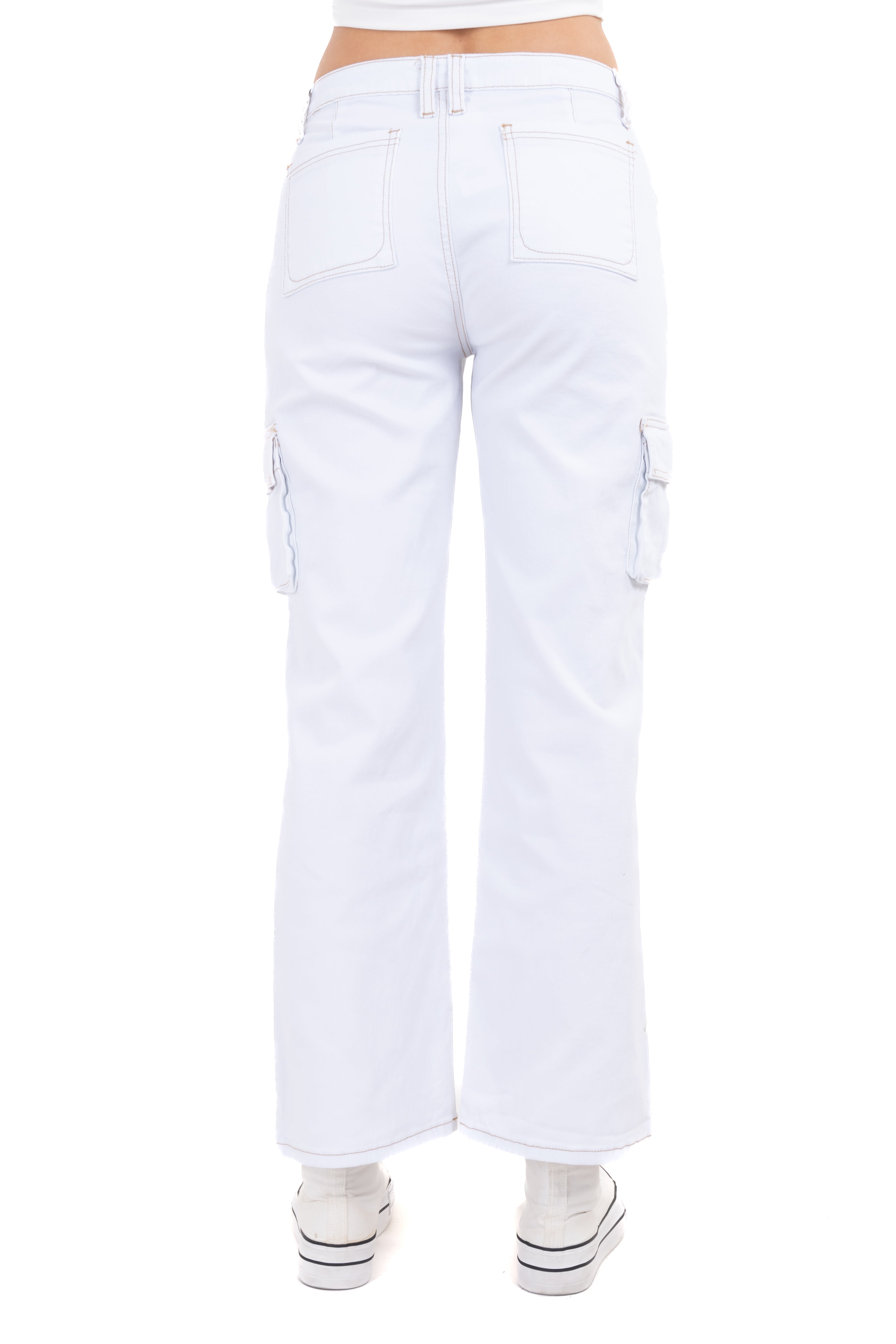 Jeans Wide Leg Light WHITE