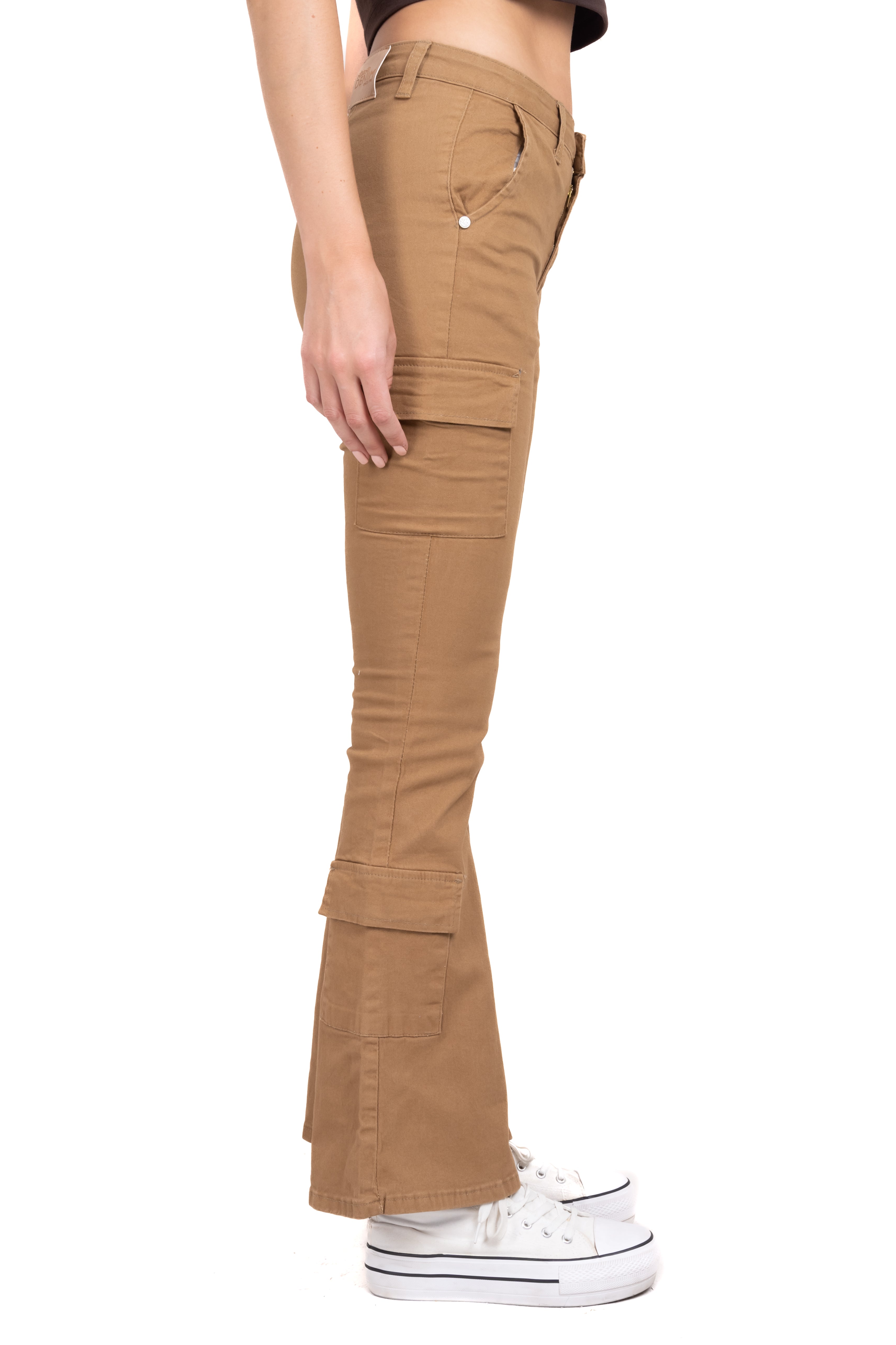 Jeans FLARED position Khaki