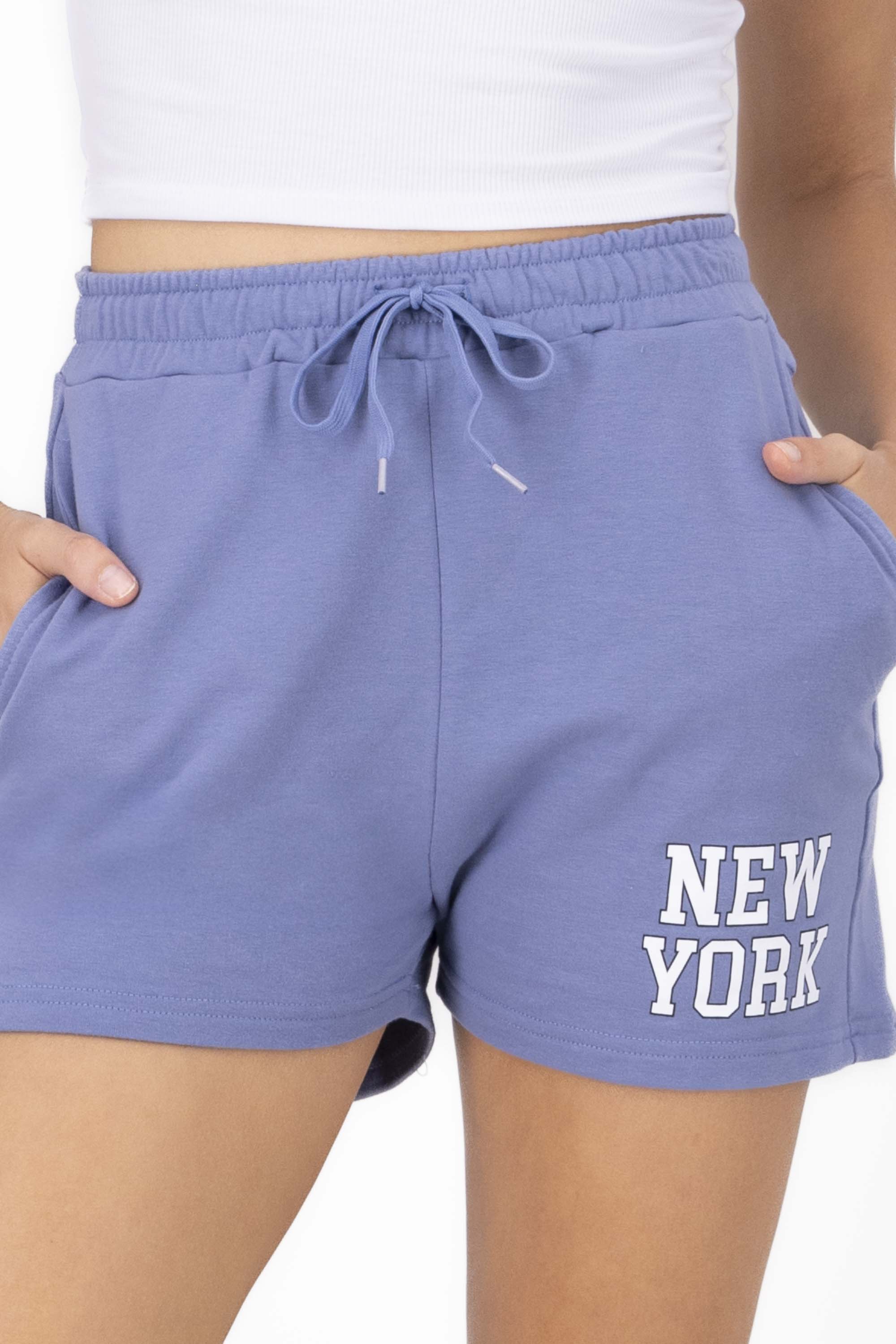 Short Deportivo Estampado New York INDIGO