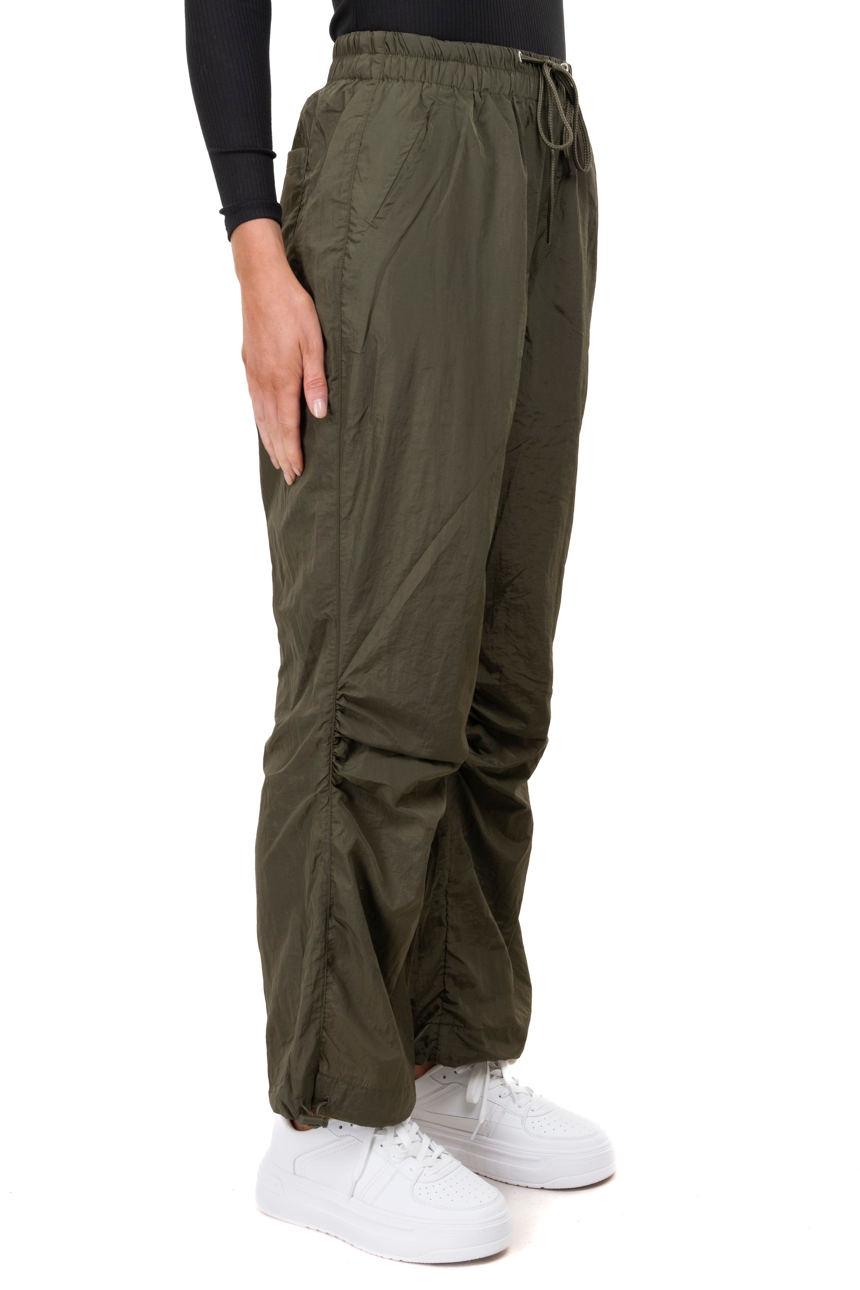 Jogger Parachute Elastic Waist OLIVE