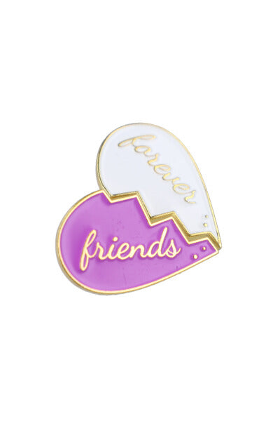 Set 2 pines corazón friends MORADO