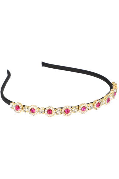 Crystal flower headband Fiusha