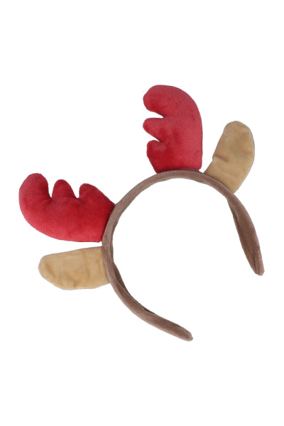 Teddy reindeer headband RED