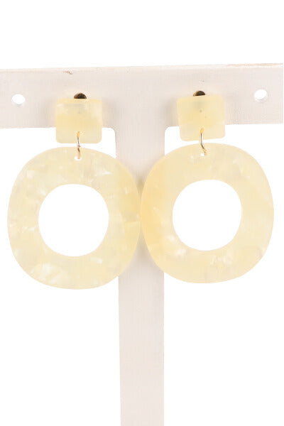 Circulo Carey earrings BEIGE