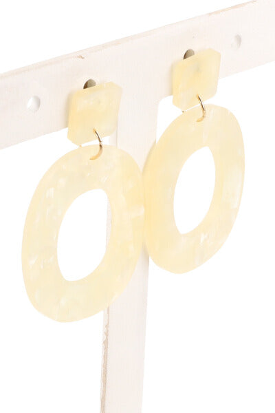 Circulo Carey earrings BEIGE