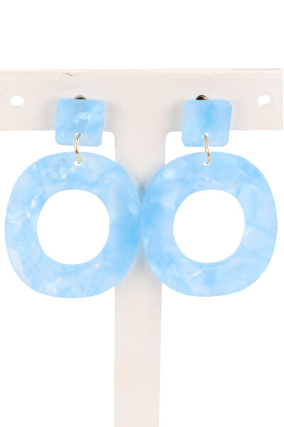 Circulo Carey earrings BLUE