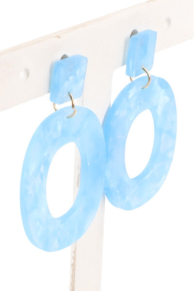 Circulo Carey earrings BLUE