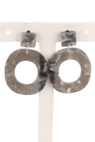 Circulo Carey earrings BLACK