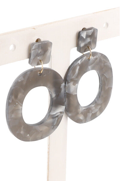 Circulo Carey earrings BLACK