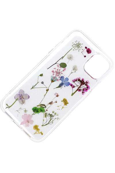 funda cel i11/xr flor real TRANSPARENTE