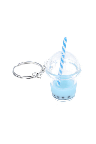 Llavero vasito boba tea AZUL