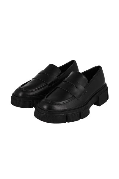 Loafers chunky suela dentada NEGRO