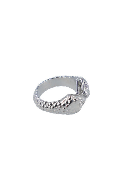 Anillo cabezas serpientes PLATA