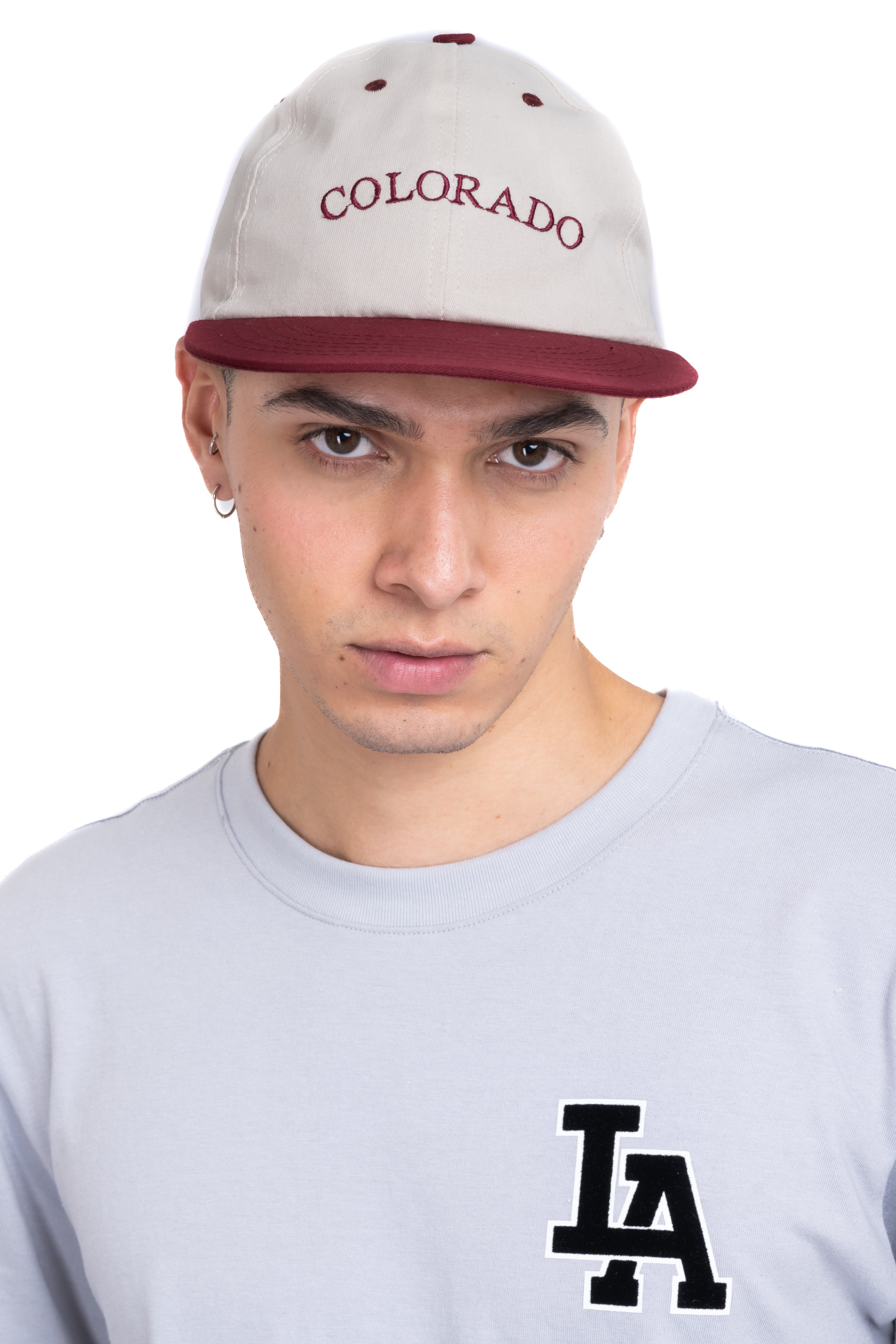 Gorra bicolor bordado Colorado BEIGE