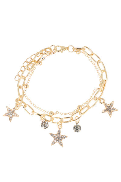 Chain Stars Bracelet GOLD