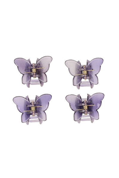 Set 4 butterflies PURPLE