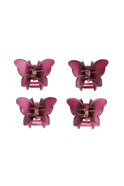 Set 4 butterflies GRAPE