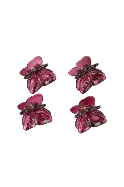 Set 4 butterflies GRAPE