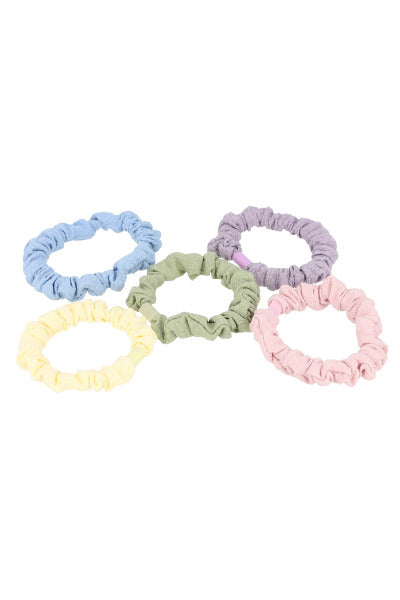 Set 5 Multicolor Smooth Scrunchie MULTICOLORED