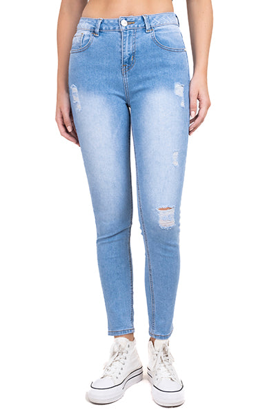 Jeans Skinny destruction Light Wash