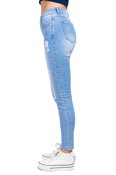 Jeans Skinny destruction Light Wash