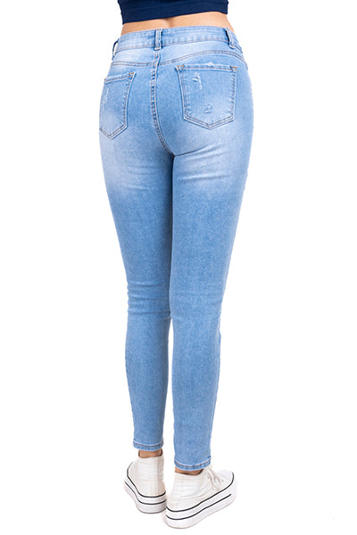 Jeans Skinny destruction Light Wash