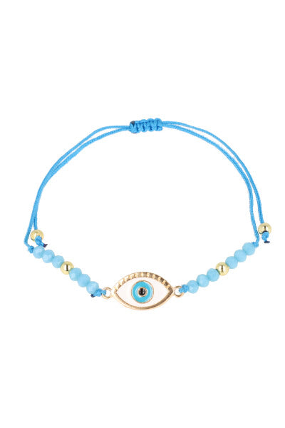 Beads bracelet eye eye BLUE