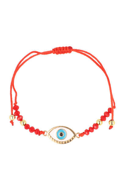 Beads bracelet eye eye RED