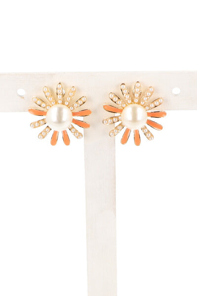 Margarita Perla earrings ORANGE