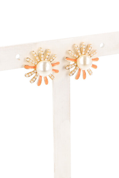 Margarita Perla earrings ORANGE