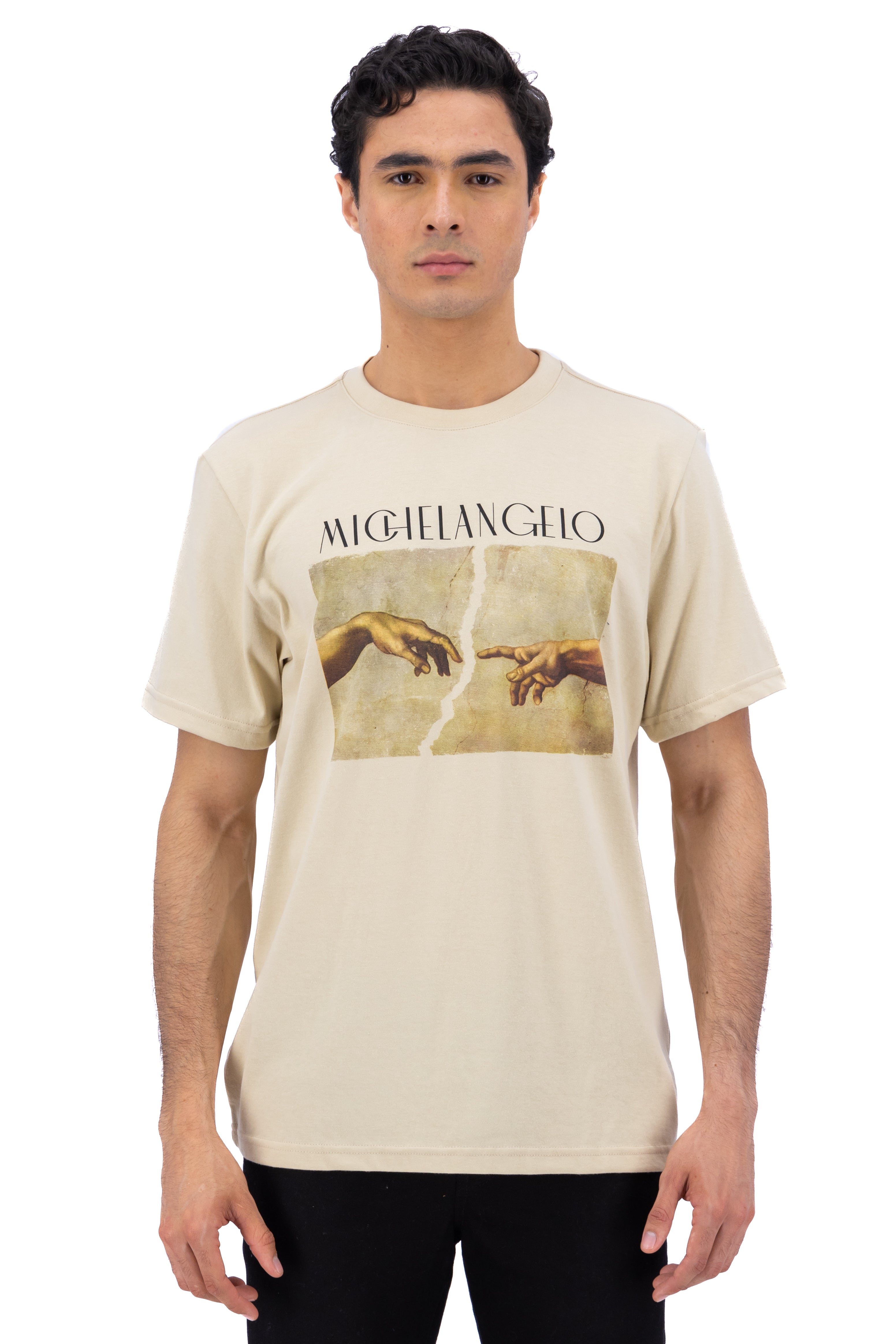 Michelangelo short manga shirt SAND