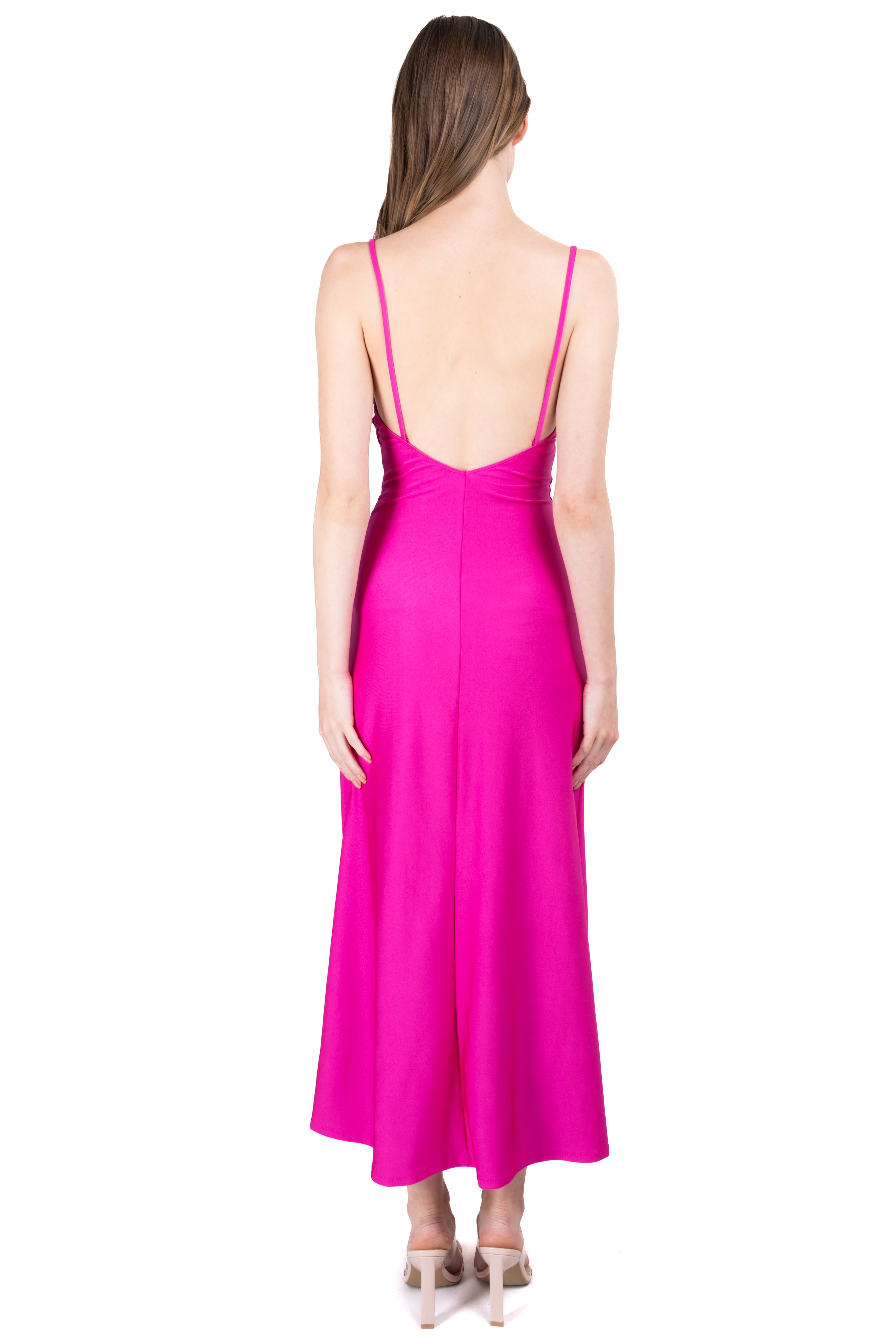 Maxi Drapeado neckline Fiusha