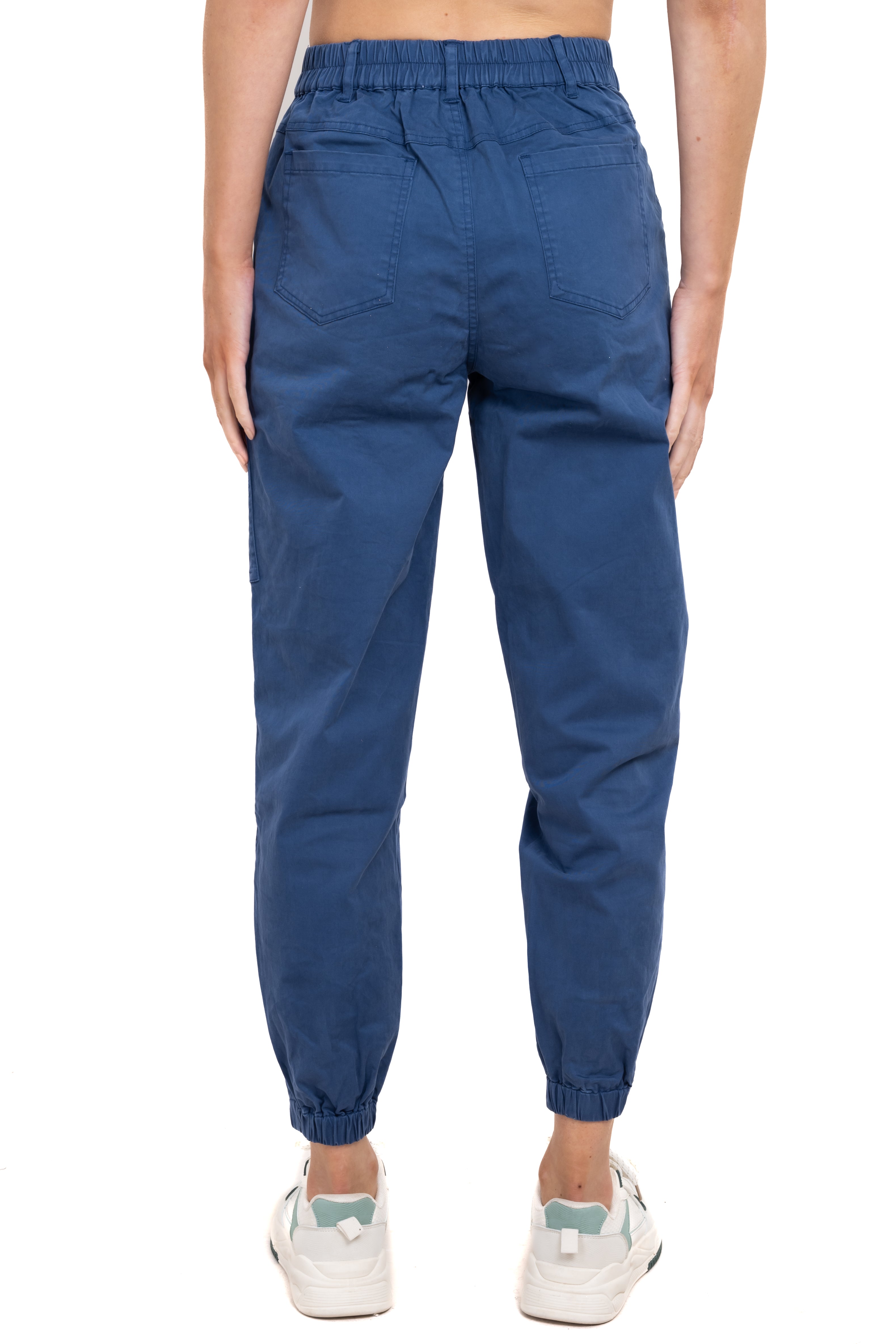 Joggers cargo cintura elástica MARINO