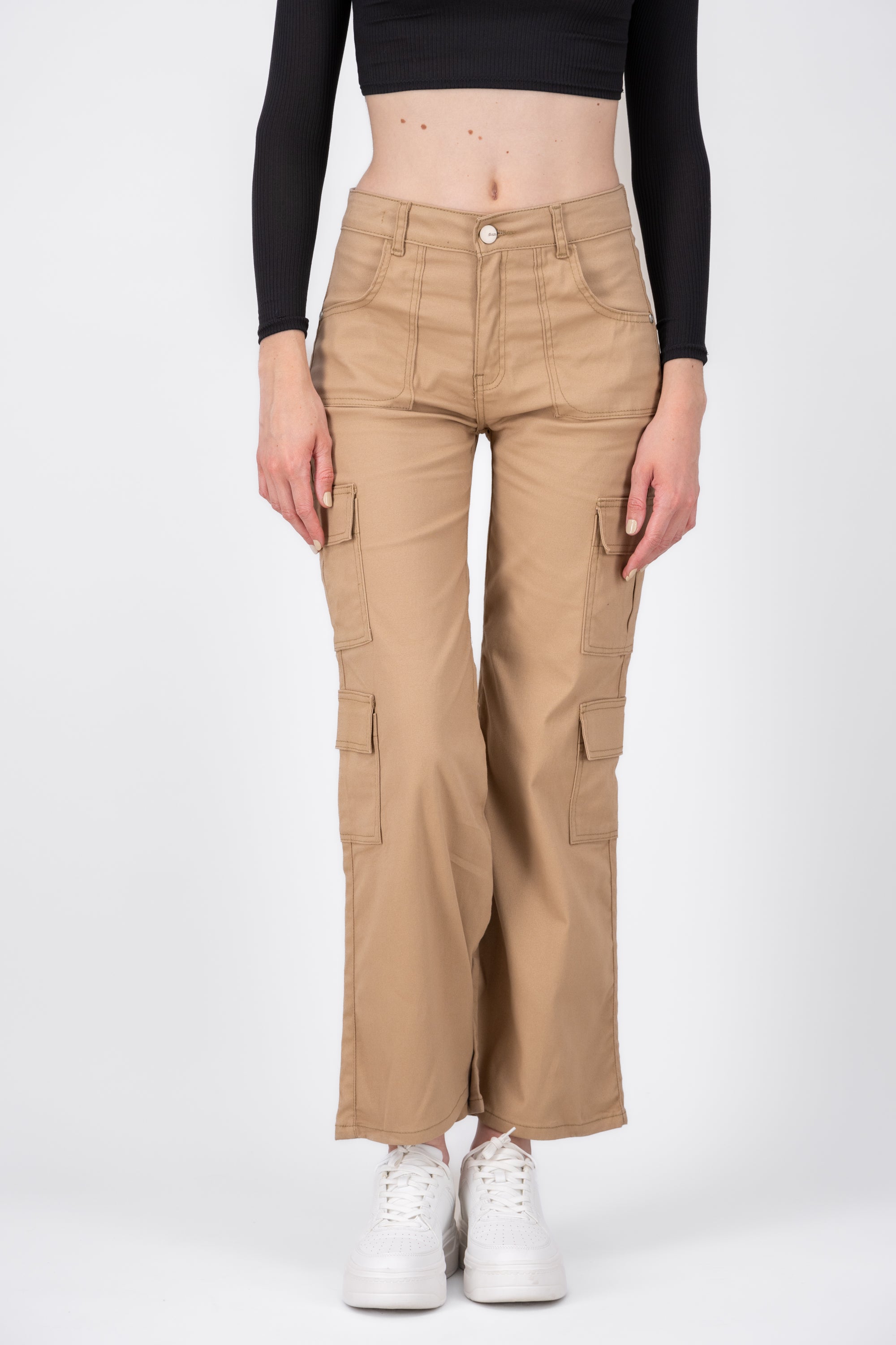 Straight leg jeans Khaki