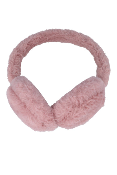 Fluffy padded earmuffs PINK