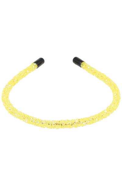 Thin headband brightness YELLOW