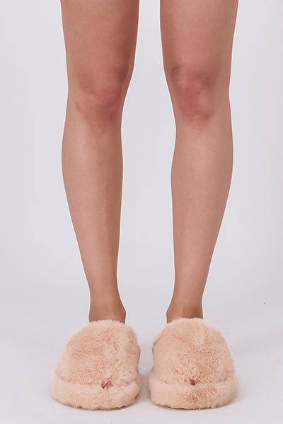 Pantuflas Suaves Peluche PALO DE ROSA