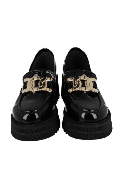 Loafer Plataforma Track Hebilla NEGRO