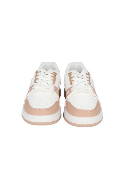 Tenis casual bicolor perforados BLUSH