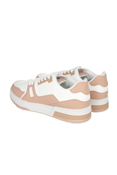 Tenis casual bicolor perforados BLUSH