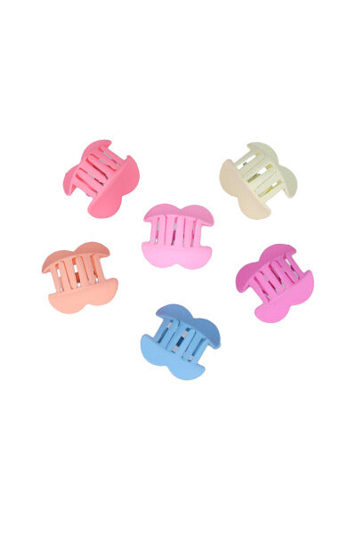 SET 6 MATE MINI CORNES Multicolor pastel