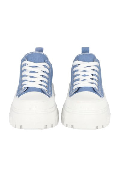 Tenis canvas suela chunky LIGHT WASH