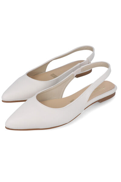 Flat sling back pointy HUESO