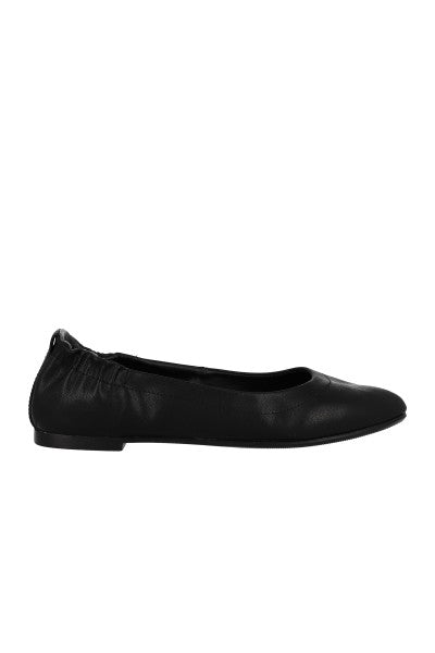 Flat ballerina efecto piel NEGRO