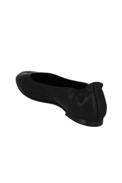 Flat ballerina efecto piel NEGRO