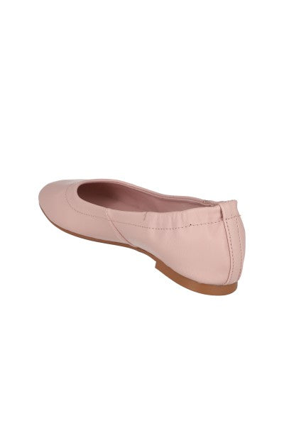 Flat ballerina efecto piel BLUSH