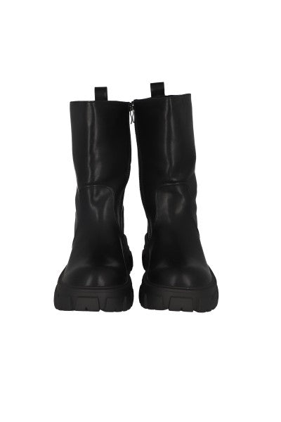 Bota midi bucket suela dentada NEGRO