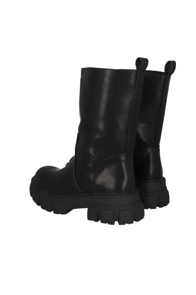 Bota midi bucket suela dentada NEGRO