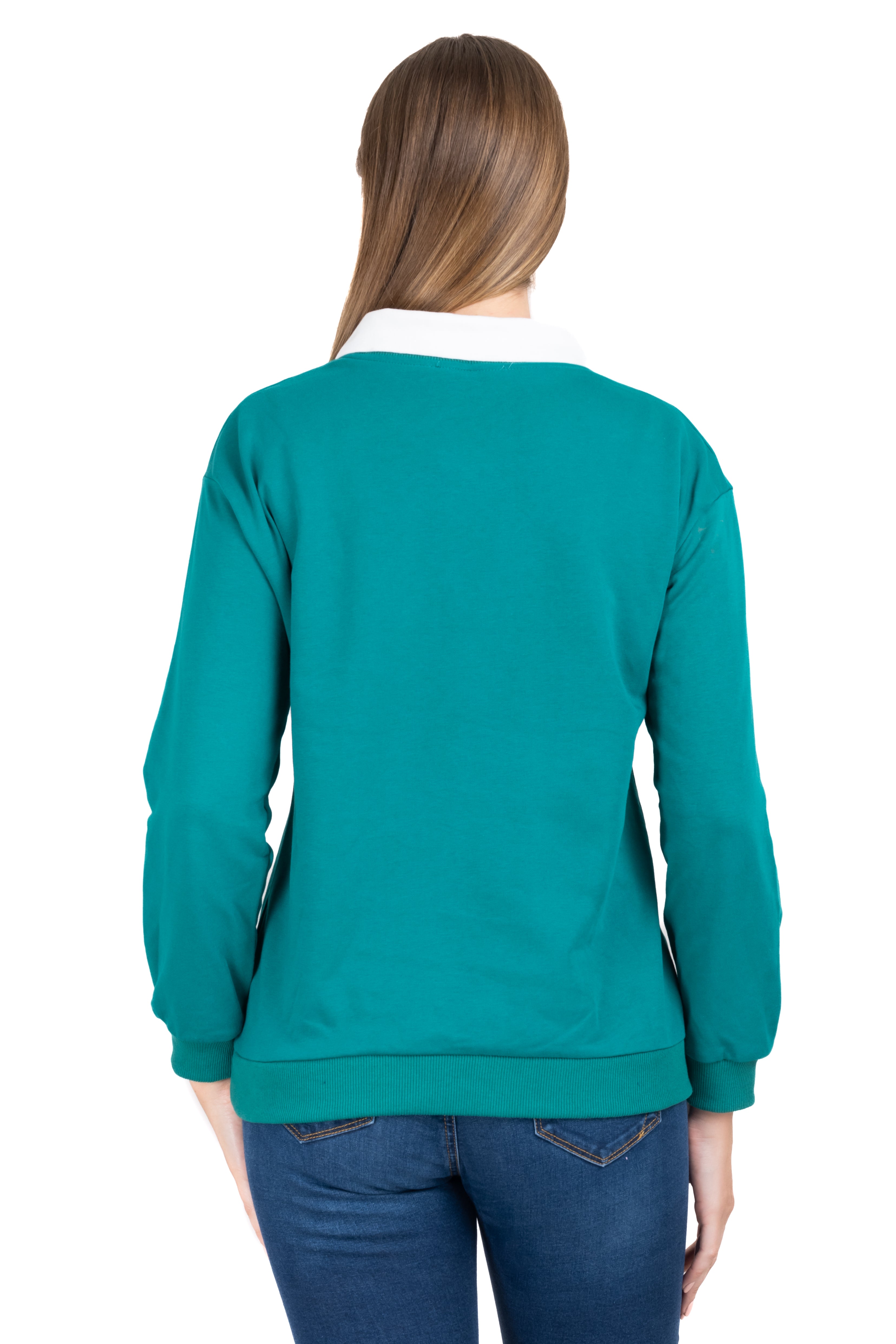 Pole University neck sweatshirt Combo green