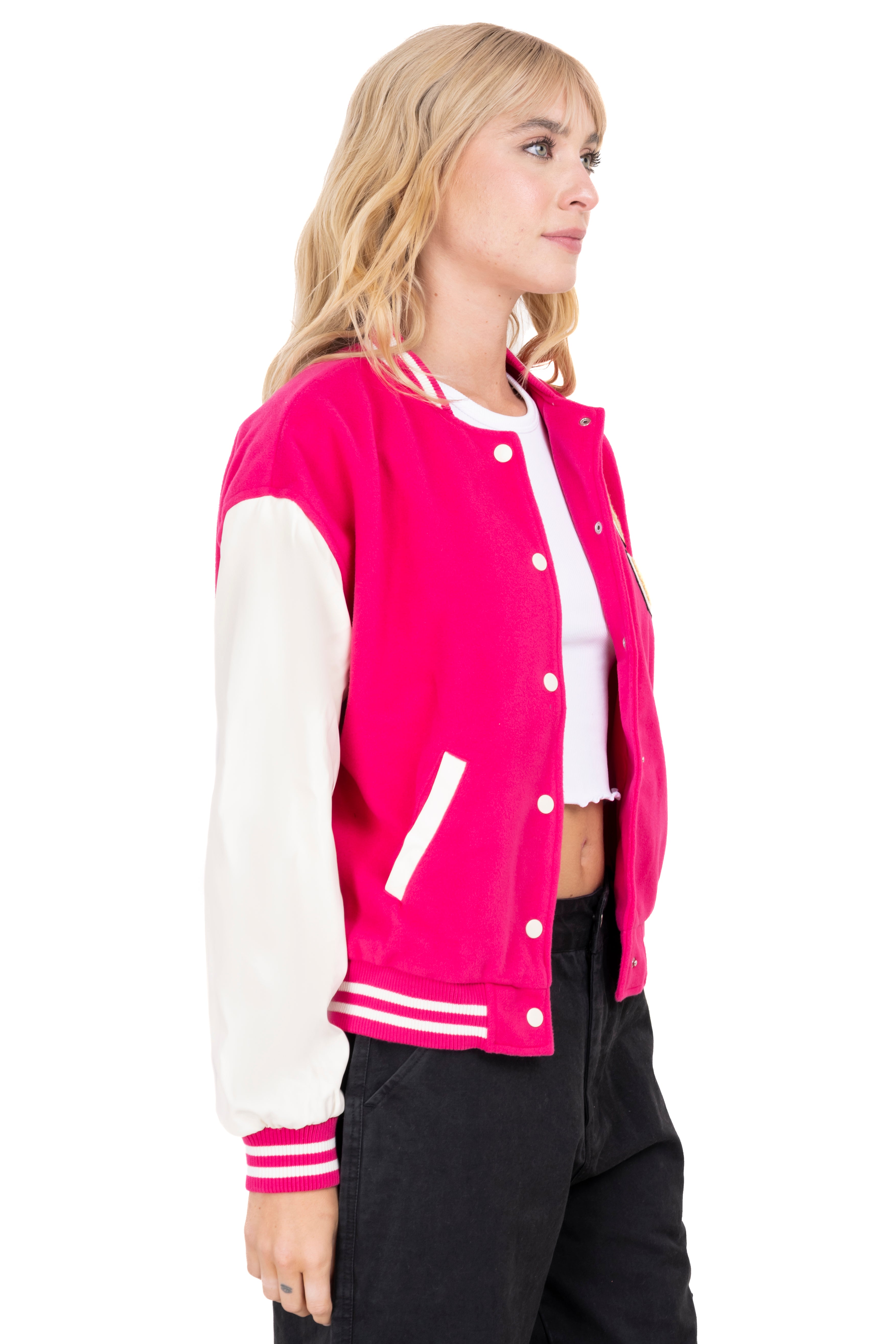 Bomber varsity patch jacket Fiusha